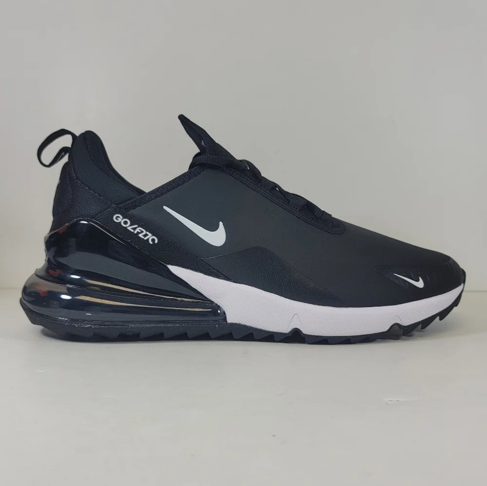 Nike Air Max 270 G Golf Shoes Black White CK6483-001 Men's Sizes New - Picture 4 of 9